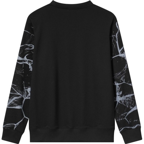 Glo Story Džemperis Vyrams Black Grey MPU 4143