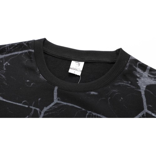 Glo Story Džemperis Vyrams Black Grey MPU 4143