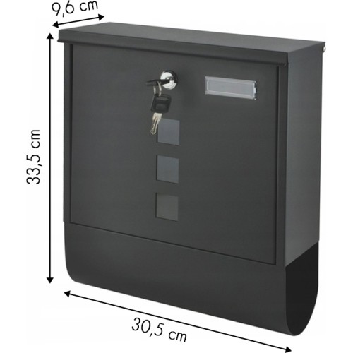Skrzynka na listy stalowa