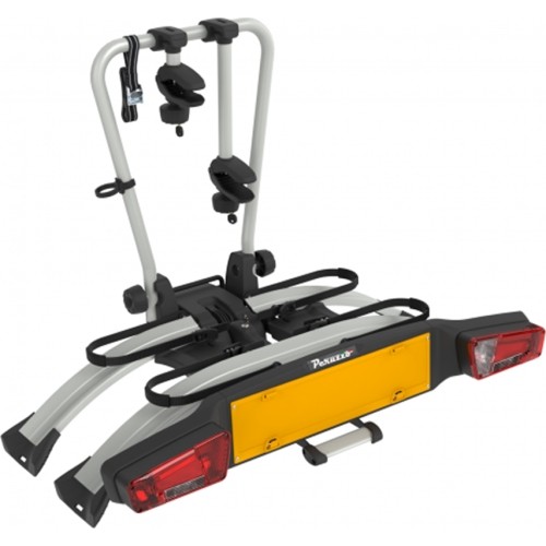 Autobagažinė Peruzzo Atlantis 2 e-dviračiam, E-BIKE, ant kablio (aliuminė)