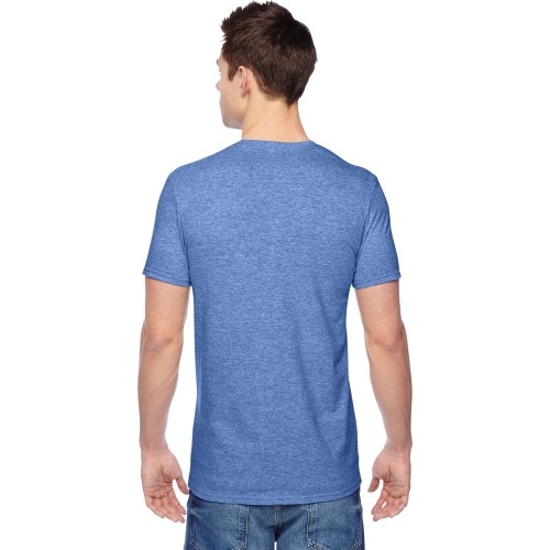 Koszulka męska Fruit Of The Loom Iconic 150 T Blue 00004