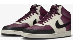 Nike Buty męskie Court Vision Mid Nn White Bordeaux DN3577 600