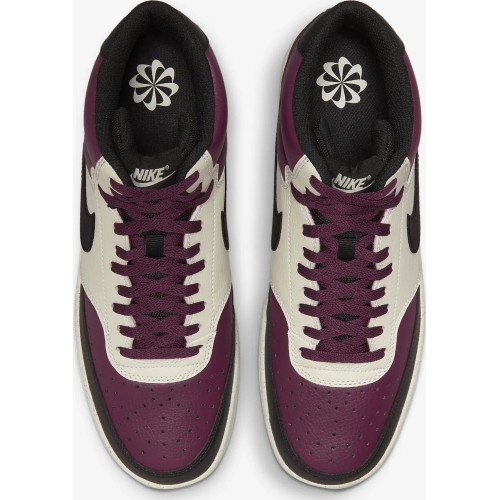 Nike Buty męskie Court Vision Mid Nn White Bordeaux DN3577 600