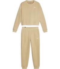 Puma Sportinis Kostiumas Moterims Loungewear Suit Cream 676089 84