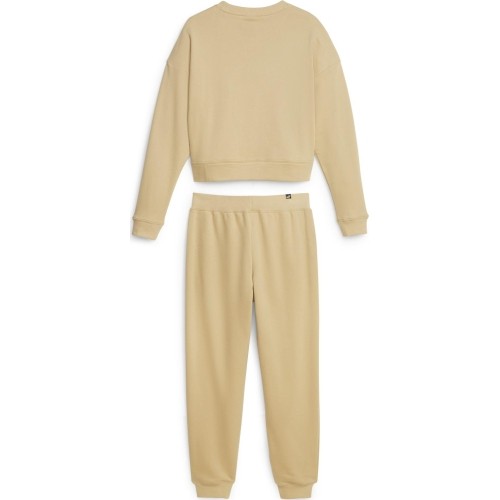 Puma Sportinis Kostiumas Moterims Loungewear Suit Cream 676089 84