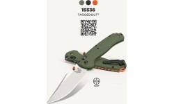 Nóż Benchmade 15536 TAGGEDOUT, OD Green G10, CPM-S45VN