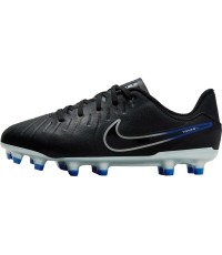 Nike Jr Legend 10 Academy FG/MG buty piłkarskie dla młodzieży, niebiesko-czarno-szare DV4348 040