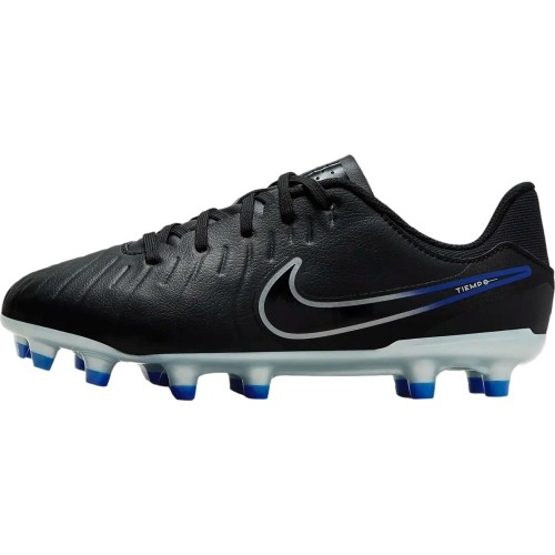 Nike Jr Legend 10 Academy FG/MG buty piłkarskie dla młodzieży, niebiesko-czarno-szare DV4348 040