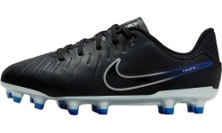 Nike Jr Legend 10 Academy FG/MG buty piłkarskie dla młodzieży, niebiesko-czarno-szare DV4348 040
