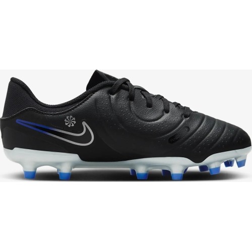 Nike Jr Legend 10 Academy FG/MG buty piłkarskie dla młodzieży, niebiesko-czarno-szare DV4348 040