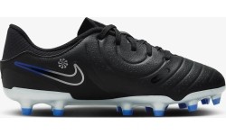 Nike Jr Legend 10 Academy FG/MG buty piłkarskie dla młodzieży, niebiesko-czarno-szare DV4348 040