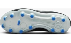 Nike Jr Legend 10 Academy FG/MG buty piłkarskie dla młodzieży, niebiesko-czarno-szare DV4348 040