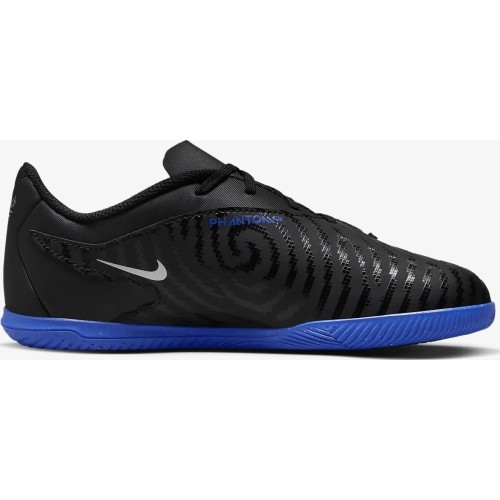 Buty piłkarskie dziecięce Nike Jr Phantom GX Club IC GS czarno-niebieskie DD9566 040