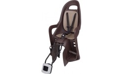 Fotelik rowerowy Polisport Groovy 29" na ramie (brązowy)