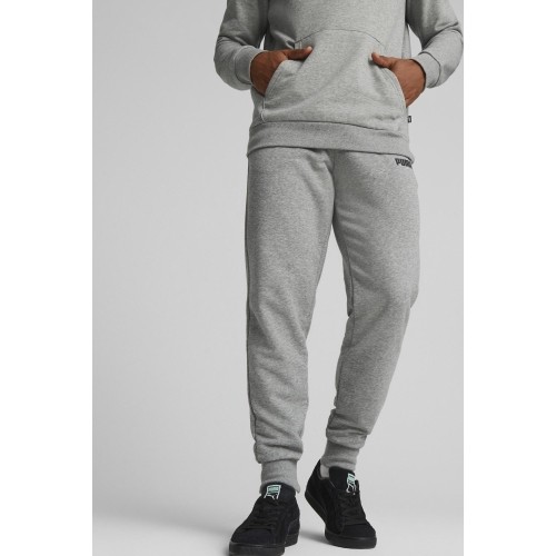 Spodnie sportowe męskie Puma Ess Logo Pants Tr szare 586716 03