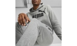 Spodnie sportowe męskie Puma Ess Logo Pants Tr szare 586716 03