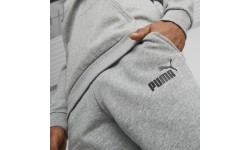 Spodnie sportowe męskie Puma Ess Logo Pants Tr szare 586716 03