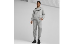 Spodnie sportowe męskie Puma Ess Logo Pants Tr szare 586716 03