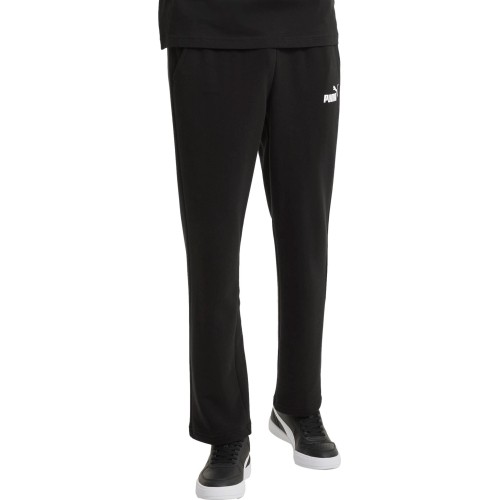 Spodnie sportowe męskie Puma Ess Logo Pants Tr, czarne 586720 01