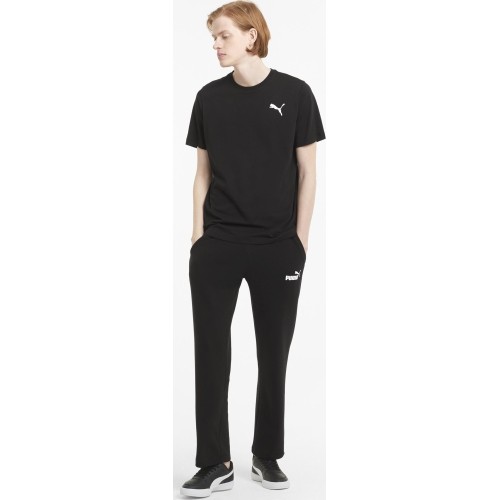 Spodnie sportowe męskie Puma Ess Logo Pants Tr, czarne 586720 01