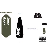 Rally - Zestaw naklejek Jeep Rally Cherokee