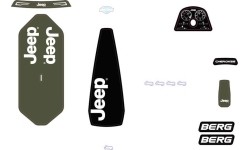 Rally - Zestaw naklejek Jeep Rally Cherokee