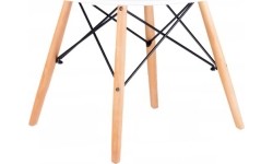 Stolik kawowy, biały, średnica 60 cm