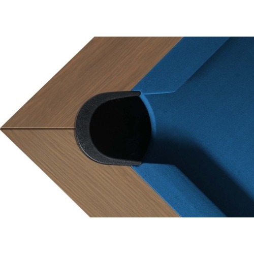 Stół bilardowy / stół do jadalni, Mozart, 7 stóp, dąb, obrus klubowy żółto-zielony