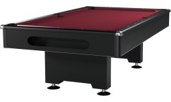 Stół bilardowy, Pool, Eliminator, 8 stóp, obrus klubowy bordowy (bez dopłaty)