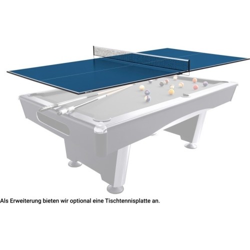 Stół bilardowy, Pool, Eliminator, 8 stóp, obrus klubowy bordowy (bez dopłaty)