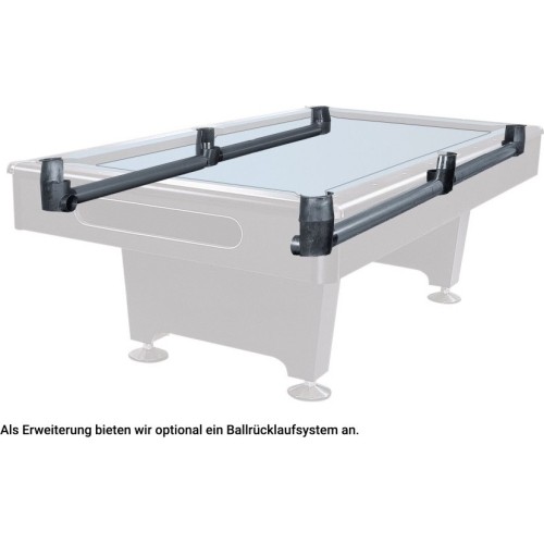 Stół bilardowy, Pool, Eliminator, 8 stóp, obrus klubowy bordowy (bez dopłaty)