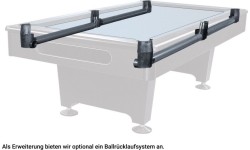 Stół bilardowy, Pool, Eliminator, 8 stóp, obrus klubowy bordowy (bez dopłaty)