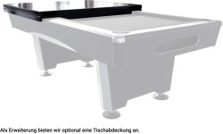 Stół bilardowy, Pool, Eliminator, 8 stóp, obrus klubowy bordowy (bez dopłaty)