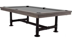 Stół bilardowy, Pool, Rasson Bedford, szary, 7 stóp, obrus żółto-zielony