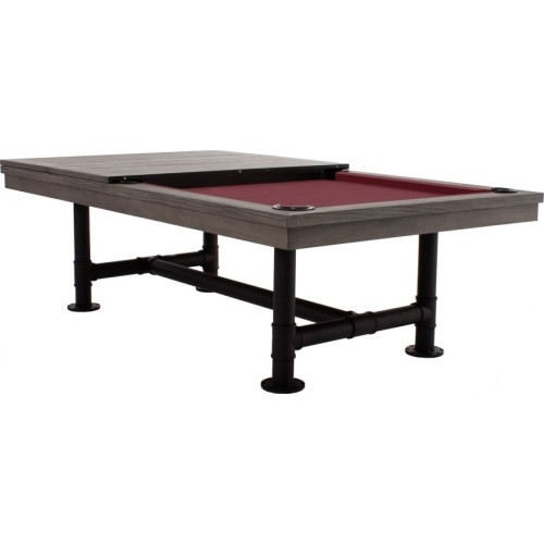 Stół bilardowy, Pool, Rasson Bedford, szary, 7 stóp, obrus żółto-zielony