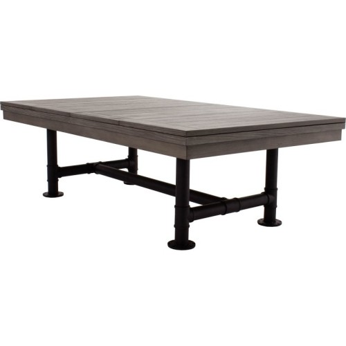 Stół bilardowy, Pool, Rasson Bedford, szary, 7 stóp, obrus żółto-zielony