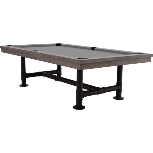 Stół bilardowy Pool Rasson Bedford, szary, 8 ft, Club Cloth żółto-zielony