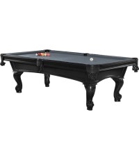 Stół bilardowy, Pool, Shelton, 8 ft., czarny, obrus klubowy żółto-zielony