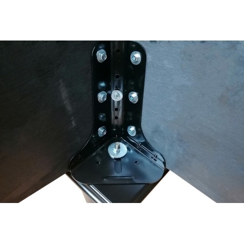 Stół bilardowy, Pool, Shelton, 8 ft., czarny, obrus klubowy żółto-zielony