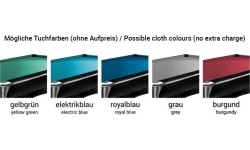 Stół bilardowy, Pool, Upcon, 8 ft., Grey Oak, 8 ft., Club Cloth żółto-zielony