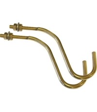 Uchwyt na kije bilardowe, regulowany, złoty