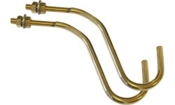 Uchwyt na kije bilardowe, regulowany, złoty