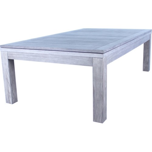 Stół bilardowy / stół do jadalni, Rasson Penelope II, Silver Mist, w tym pokrowiec na stół, 7 stóp, obrus klubowy żółt