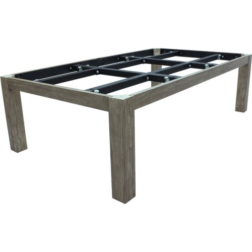 Stół bilardowy / stół do jadalni, Rasson Penelope II, Silver Mist, w tym pokrowiec na stół, 7 stóp, obrus klubowy żółt