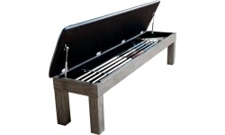 Stół bilardowy / stół do jadalni, Rasson Penelope II, Silver Mist, w tym pokrowiec na stół, 7 stóp, obrus klubowy żółt