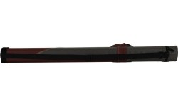 Twardy futerał na kije bilardowe, TO11-6, czerwono-szary, 1/1, 85 cm