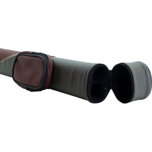 Twardy futerał na kije bilardowe, TO11-6, czerwono-szary, 1/1, 85 cm