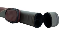 Twardy futerał na kije bilardowe, TO11-6, czerwono-szary, 1/1, 85 cm