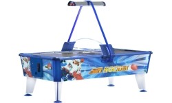 Komercyjny hokej na lodzie Gold, 199x107x81 cm, niebiesko-biały, do użytku komercyjnego, walidator monet nie wchodzi w skład 