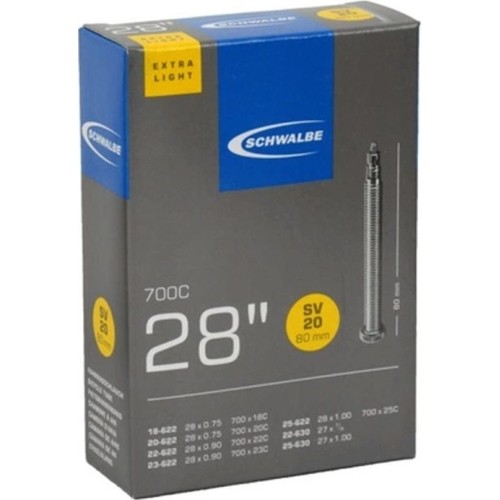 Dętka Schwalbe SV20 700x18/28 (18/28-622 22/25-630) FV80